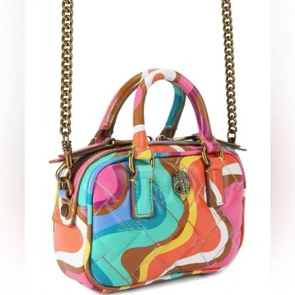 NWT Kurt Geiger XS Kensington Bead Charm Swirl Crossbody Bag - Picture 4 of 14